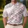 Pink Mermaid Scales and Honeycomb Fairway Style for Women’s Golf Outings and Gifts Men's Polo Shirt - 4