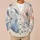 Pastel Blue Pink Floral Layers for Soft Everyday Styling and Relaxed Weekend Escapes All-over Print Knitted Cardigan - 6