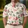 Pink Flamingo Pineapple Golf Motifs for Tropical Summer Fairway Resort Style Men Women Men's Polo Shirt - 4