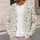Pastel Wildflower Blooms and Botanical Sprigs for Soft Casual Everyday Layering for Women All-over Print Knitted Cardigan - 5