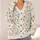 Pastel Wildflower Blooms and Botanical Sprigs for Soft Casual Everyday Layering for Women All-over Print Knitted Cardigan - 4