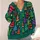 Colorful Christmas Trees and Festive Stars for Holiday Gatherings and Winter Layering All-over Print Knitted Cardigan - 4