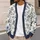 Indigo Botanical Blooms for Effortless Commuting and Everyday Layering Essential Wardrobe All-over Print Knitted Cardigan - 5