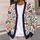 Colorful Fish and Coral Motifs for Coastal Weekend Layering and Ocean Style All-over Print Knitted Cardigan - 5