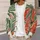 Red Crayfish Coastal Layering for Weekend Outings and Relaxed Everyday Wear All-over Print Knitted Cardigan - 5
