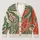 Red Crayfish Coastal Layering for Weekend Outings and Relaxed Everyday Wear All-over Print Knitted Cardigan - 1