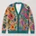 Colorful Floral Peace Sign Boho Layers For Everyday Festival And Weekend Style All-over Print Knitted Cardigan - 1