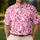 Pink Ribbon Medical Heart Motifs For Breast Cancer Awareness Golf Style Women Athletes Men's Polo Shirt - 4