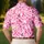 Pink Ribbon Medical Heart Motifs For Breast Cancer Awareness Golf Style Women Athletes Men's Polo Shirt - 5