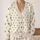 Black Paw Print Lattice for Cozy Dog Lover Layering and Everyday Casual Outfit Style All-over Print Knitted Cardigan - 2