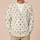 Black Paw Print Lattice for Cozy Dog Lover Layering and Everyday Casual Outfit Style All-over Print Knitted Cardigan - 6