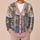 Cherry Blossom Bookstore Scene for Cozy Reading Days, Study Nooks, and Layering All-over Print Knitted Cardigan - 6