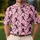 Pink Pickleball Player Silhouettes for Summer Court Days and Active Women Athletes Men's Polo Shirt - 4