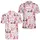 Pink Ribbon Golf Icons for Breast Cancer Awareness Country Club Style for Women Golfers Men's Polo Shirt - 2