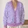 Pastel Star Motifs for Relaxed Everyday Layering and Weekend Outfits for Modern Men All-over Print Knitted Cardigan - 2