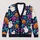 Halloween Ghost Pumpkin Bow Motifs For Festive Layering And Autumn Outings For Women All-over Print Knitted Cardigan - 1