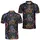 Neon Cosmic Cowboy Rodeo Scene For Beach Vacations, Festivals, And Summer Nights Men's Polo Shirt - 2