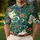 Halloween Ghosts, Surfing Pumpkins And Tiki Masks For Spooky Tropical Beach Celebrations Men's Polo Shirt - 4
