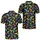 Neon Pistol Motif for Golf Outings, Colorful Fairway Style Gift Choice for Women Men's Polo Shirt - 2