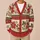 Red Green Floral Snowflake Holiday Style for Cozy Everyday Layering, Women's Winter Wear All-over Print Knitted Cardigan - 6