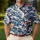 Japanese Dragon Koi Waves for Tropical Summer Escapes and Ocean-Loving Travelers Men's Polo Shirt - 4