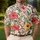 Colorful Hummingbird Tropical Flowers for Beach Vacations and Summer Getaways Men's Polo Shirt - 4