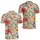 Colorful Hummingbird Tropical Flowers for Beach Vacations and Summer Getaways Men's Polo Shirt - 2