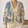 Playful Cat and Fish Motifs for Relaxed Outings, Casual Dates, and Everyday Style All-over Print Knitted Cardigan - 2