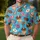 Funny Donut Middle Finger Treats Blue Golf Gift For Adult Food Lovers And Golfers Men's Polo Shirt - 4