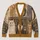 Vintage Cat Family Motif for Cozy Everyday Layering and Relaxed Weekend Style for Women All-over Print Knitted Cardigan - 1
