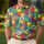 Colorful Puzzle Pieces for Autism Awareness Events, Golf Outings, and Family Support Men's Polo Shirt - 4