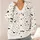 Ghost Bat Halloween Style for Cozy Outings and Everyday Layering for Women, Cute Seasonal All-over Print Knitted Cardigan - 4
