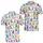 Multicolor Awareness Ribbons for Cancer Support Golf Day, Survivor and Family Gift Wear Men's Polo Shirt - 2