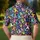 Multicolor Cancer Awareness Ribbons For Golf Days, Survivor Support And Charity Events Men's Polo Shirt - 5