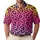 Neon Rainbow Leopard Spots for Women's Golf, Travel, and Bright Resort Weekend Escapes Men's Polo Shirt - 1