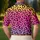 Neon Rainbow Leopard Spots for Women's Golf, Travel, and Bright Resort Weekend Escapes Men's Polo Shirt - 5