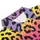 Neon Rainbow Leopard Spots for Women's Golf, Travel, and Bright Resort Weekend Escapes Men's Polo Shirt - 6