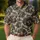 Dachshund Camo Puppy Motif for Golf Days, Outdoor Adventures, and Weekend Dog Lovers Men's Polo Shirt - 4
