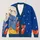 Sleeping Cat Starry Sky Scene for Cozy Lounging and Relaxed Weekend Home Comfort All-over Print Knitted Cardigan - 1