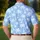 White Palm Tree Couple Motif for Tropical Golf Getaways and Beach Holidays for Couples Men's Polo Shirt - 5