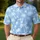 White Palm Tree Couple Motif for Tropical Golf Getaways and Beach Holidays for Couples Men's Polo Shirt - 4