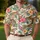 Golden Jaguar Tropical Blooms for Resort Golf Style and Outdoor Leisure Wear for Her Men's Polo Shirt - 4