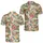Golden Jaguar Tropical Blooms for Resort Golf Style and Outdoor Leisure Wear for Her Men's Polo Shirt - 2