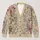 Pastel Wildflower Meadow Blooms for Relaxed Everyday Layering and Spring Outings All-over Print Knitted Cardigan - 1
