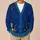 Midnight Blue House Windows And Geometric Accents For Cozy Everyday Layering All-over Print Knitted Cardigan - 6