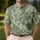 Tropical Palm and Monstera Leaves for Resort Golf Days and Country Club Players Everywhere Men's Polo Shirt - 4