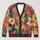 Vibrant Abstract Floral Collage for Colorful Autumn Layering and Everyday Boho Style All-over Print Knitted Cardigan - 1