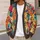 Vibrant Abstract Floral Collage for Colorful Autumn Layering and Everyday Boho Style All-over Print Knitted Cardigan - 5