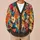 Vibrant Abstract Floral Collage for Colorful Autumn Layering and Everyday Boho Style All-over Print Knitted Cardigan - 6