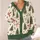 Evergreen Trees And Ribbon Bows For Cozy Holiday Gatherings Women's Festive Winter Style All-over Print Knitted Cardigan - 4
